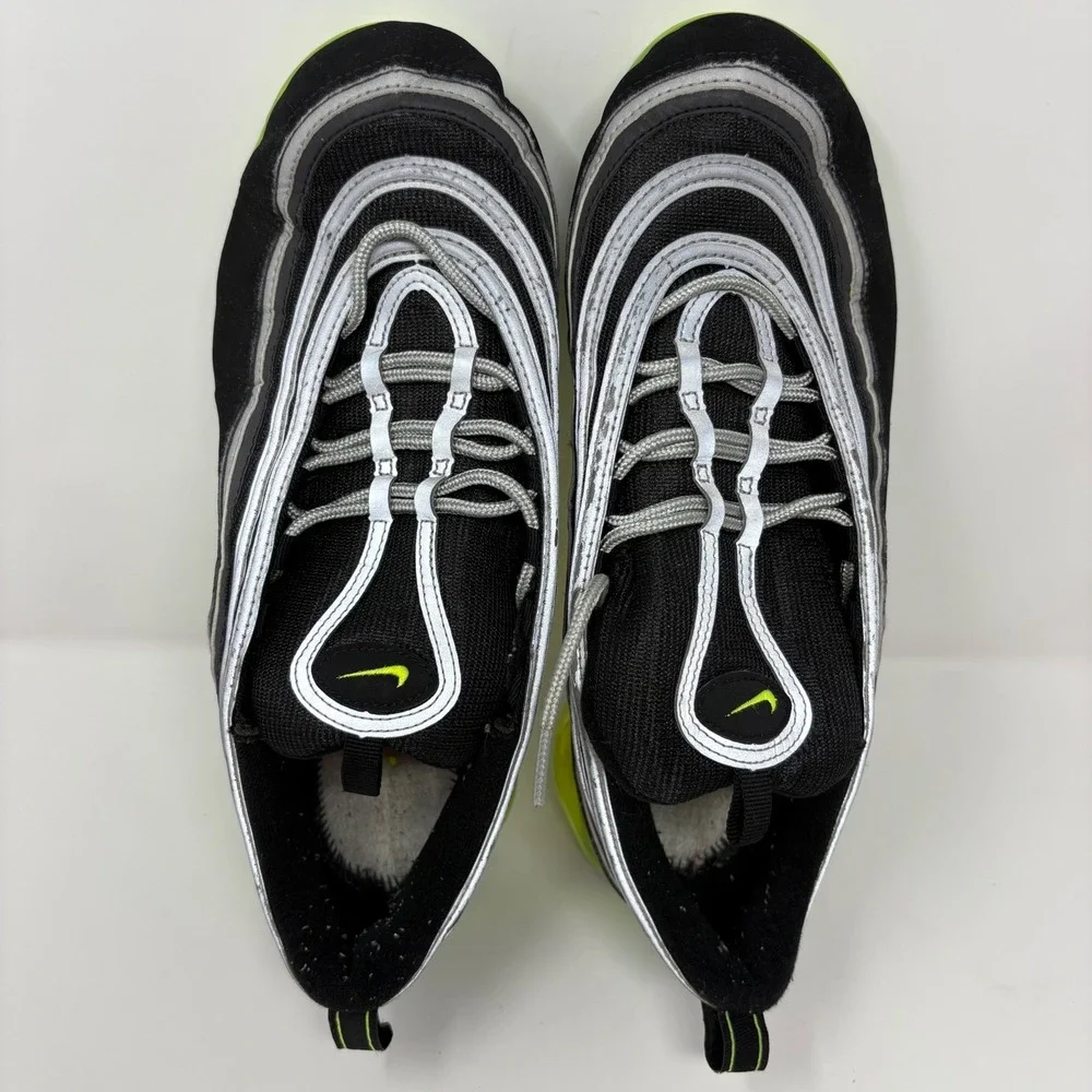 Nike Air VaporMax 97 Men's Size 11 Black Volt Running Shoes Sneakers AJ7291-001
